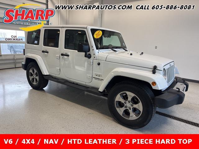 used 2017 Jeep Wrangler Unlimited car, priced at $19,720