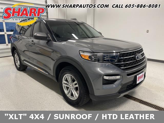 used 2021 Ford Explorer car, priced at $29,870