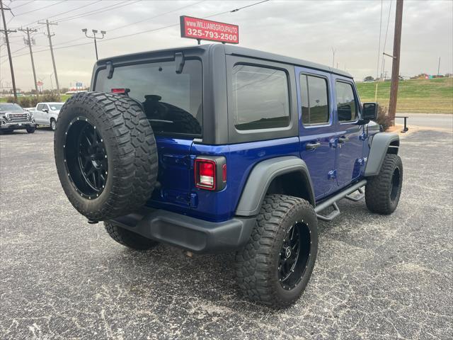 used 2018 Jeep Wrangler Unlimited car, priced at $29,591