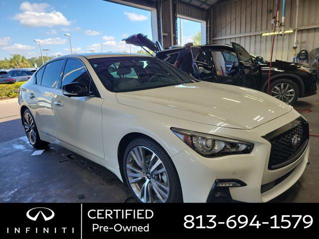 used 2024 INFINITI Q50 car, priced at $39,125