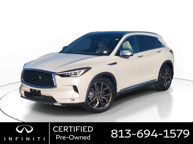 used 2021 INFINITI QX50 car, priced at $33,454