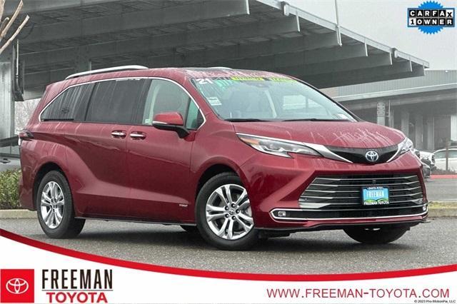 used 2021 Toyota Sienna car, priced at $45,992