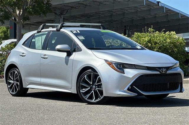 used 2021 Toyota Corolla Hatchback car, priced at $23,442