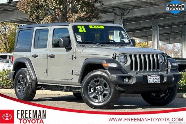 used 2021 Jeep Wrangler Unlimited car, priced at $28,991