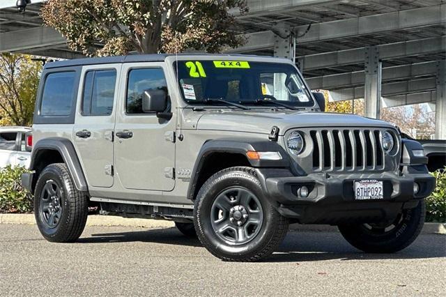 used 2021 Jeep Wrangler Unlimited car, priced at $28,991