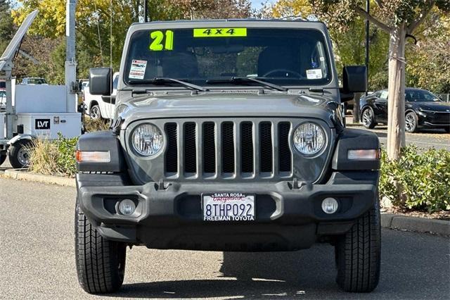 used 2021 Jeep Wrangler Unlimited car, priced at $28,991