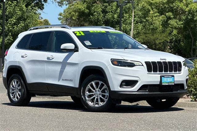 used 2021 Jeep Cherokee car, priced at $19,992
