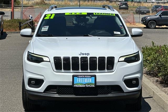 used 2021 Jeep Cherokee car, priced at $19,992