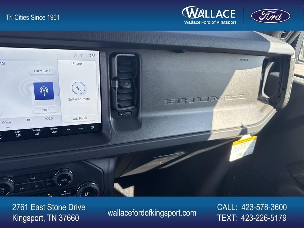 new 2025 Ford Bronco car, priced at $47,300