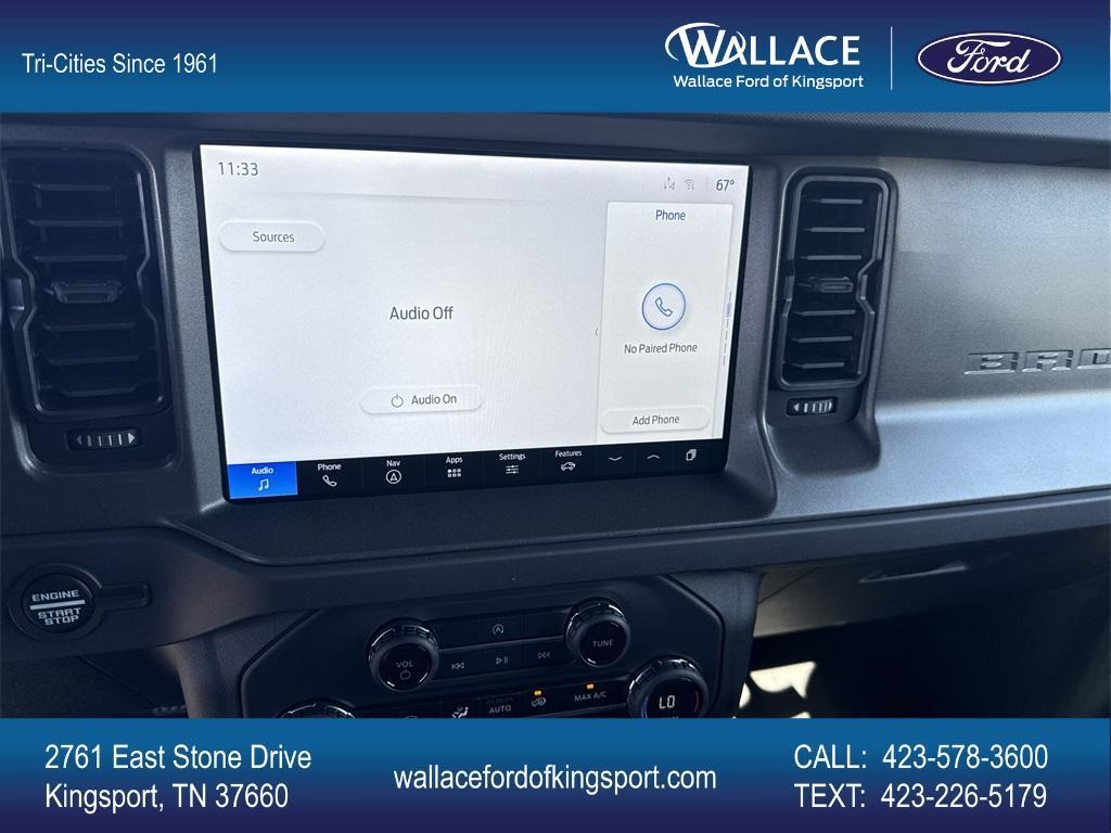 new 2025 Ford Bronco car, priced at $47,295