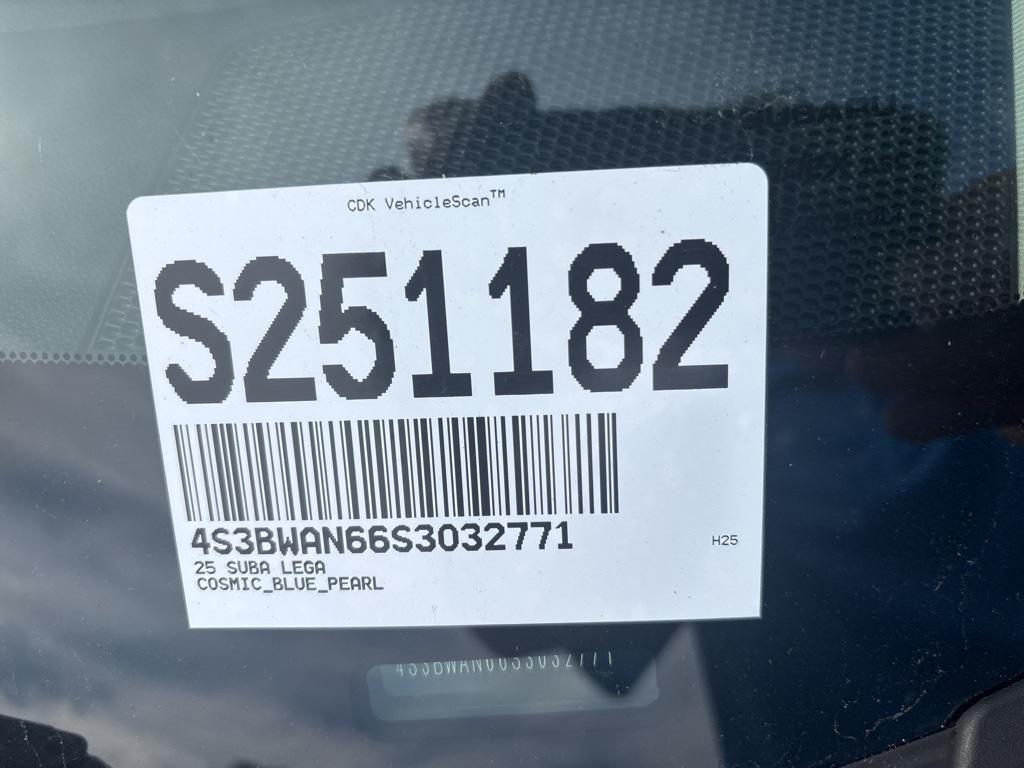 new 2025 Subaru Legacy car, priced at $37,873