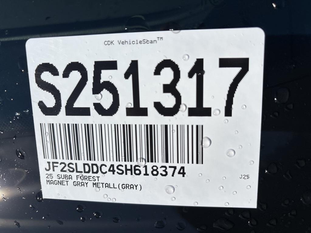 new 2025 Subaru Forester car, priced at $37,394