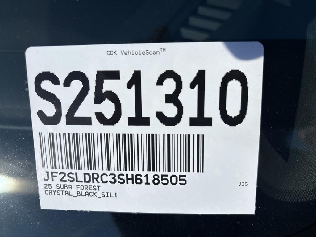 new 2025 Subaru Forester car, priced at $40,715