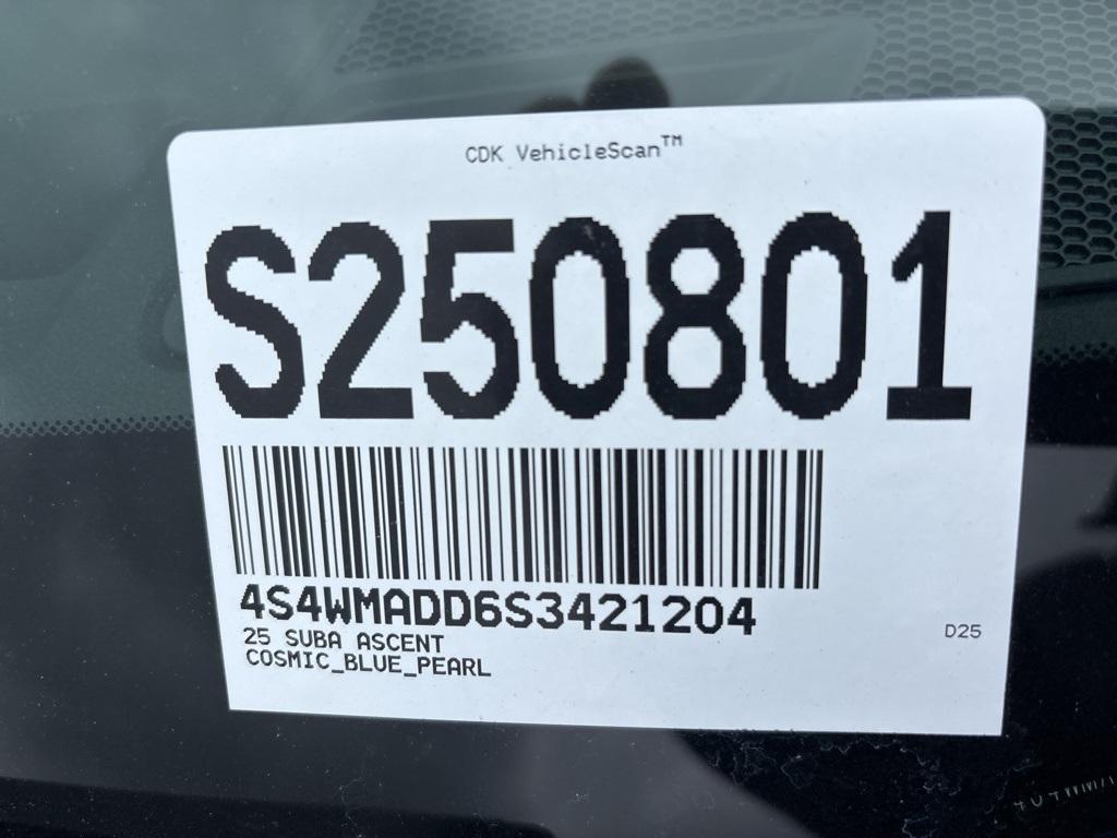 new 2025 Subaru Ascent car, priced at $40,906