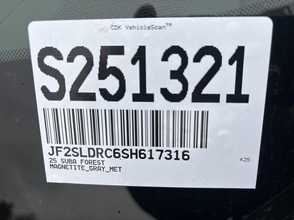 new 2025 Subaru Forester car, priced at $42,198