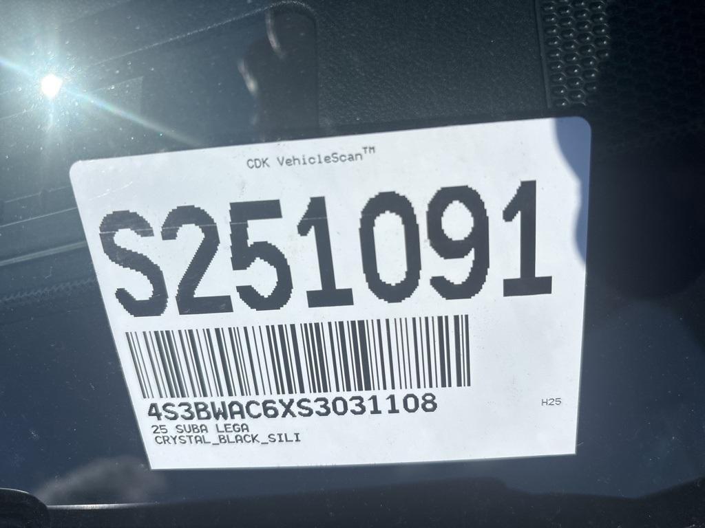 new 2025 Subaru Legacy car, priced at $31,054