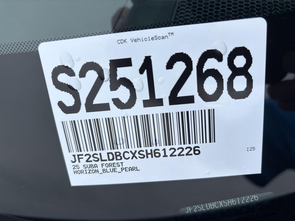 new 2025 Subaru Forester car, priced at $35,657