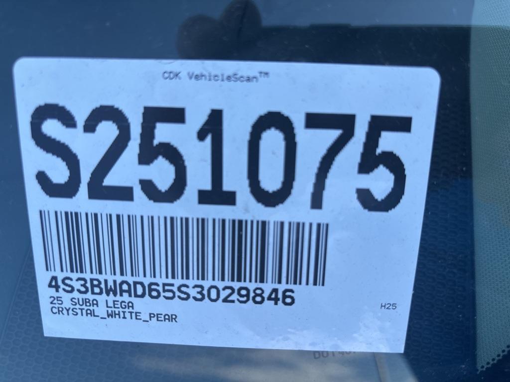 new 2025 Subaru Legacy car, priced at $32,190