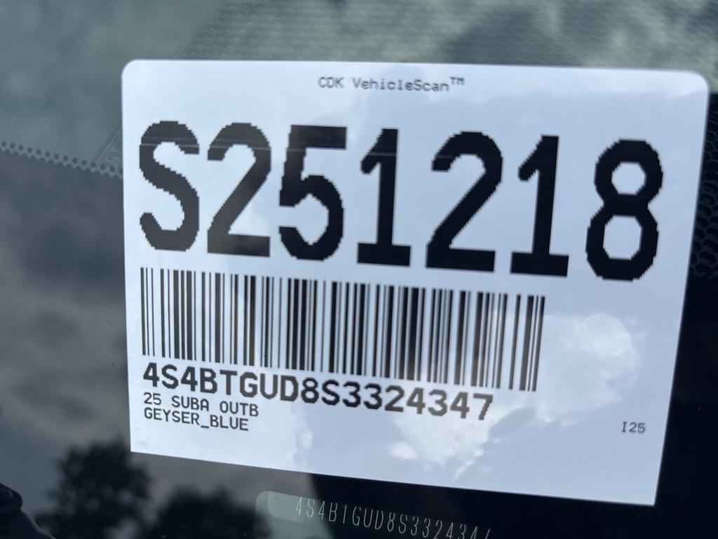 new 2025 Subaru Outback car, priced at $45,927