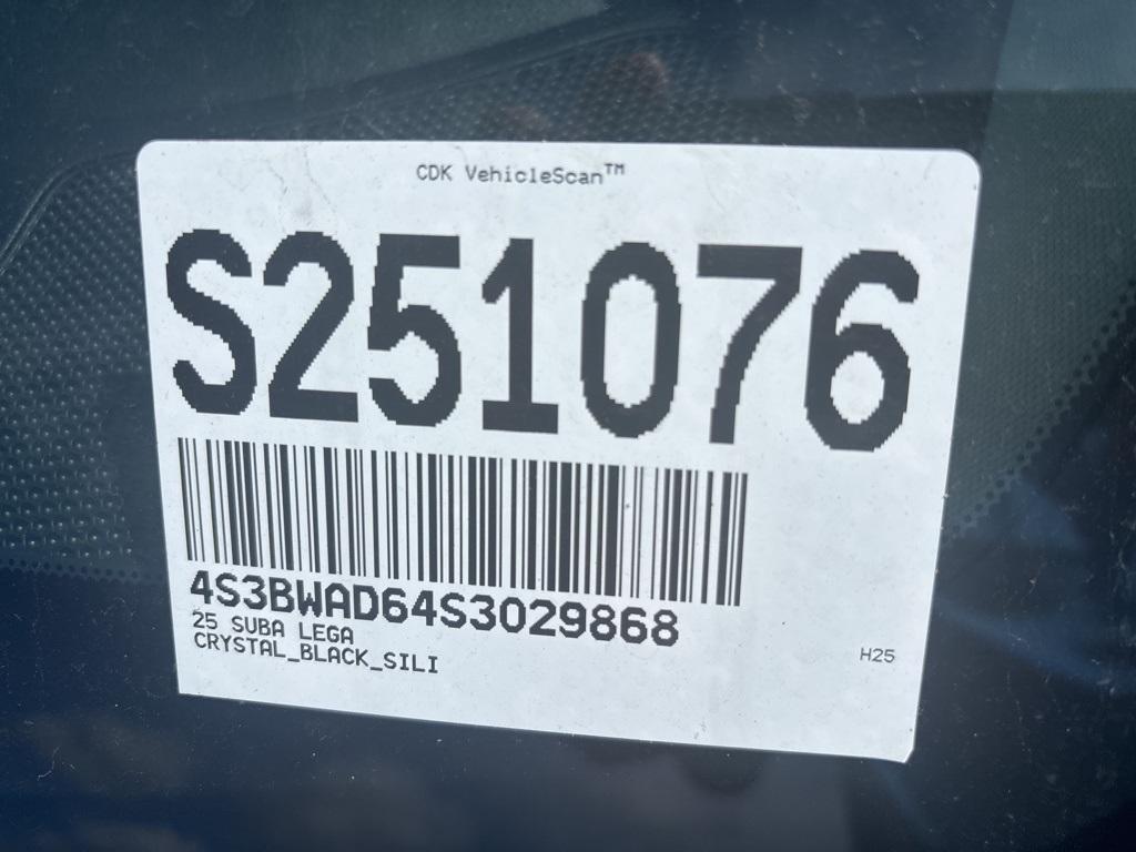 new 2025 Subaru Legacy car, priced at $32,190