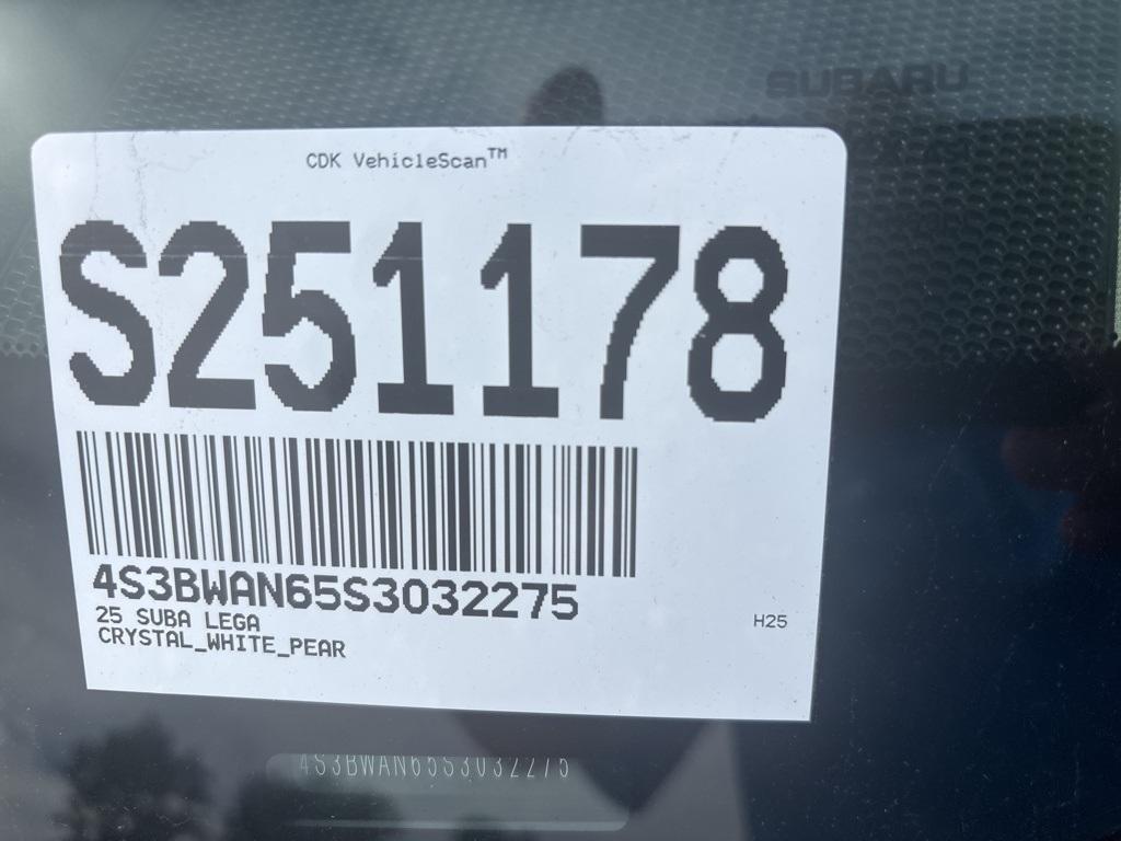 new 2025 Subaru Legacy car, priced at $38,267