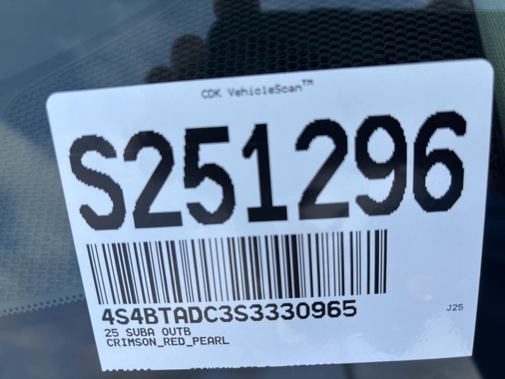 new 2025 Subaru Outback car, priced at $36,818