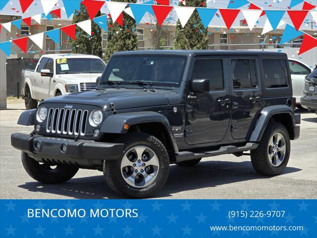 used 2017 Jeep Wrangler Unlimited car, priced at $21,500