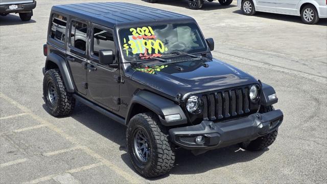 used 2021 Jeep Wrangler Unlimited car, priced at $31,990