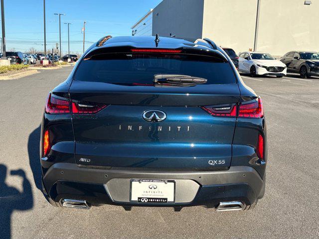 new 2025 INFINITI QX55 car, priced at $50,662