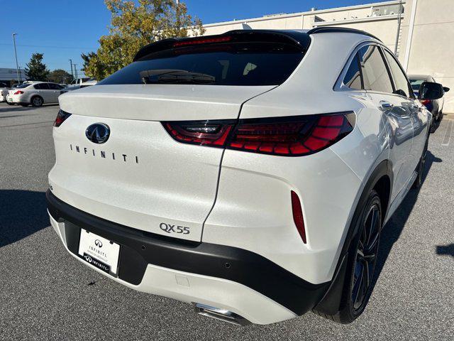 new 2025 INFINITI QX55 car, priced at $56,082