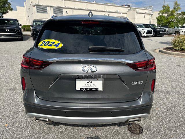 used 2024 INFINITI QX50 car, priced at $35,988