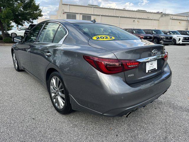 used 2022 INFINITI Q50 car, priced at $29,998