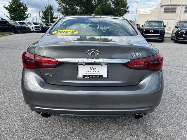 used 2022 INFINITI Q50 car, priced at $29,998