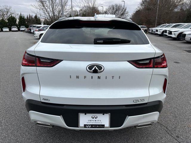 new 2025 INFINITI QX55 car, priced at $50,897