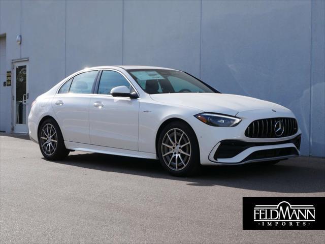 new 2025 Mercedes-Benz AMG C 43 car, priced at $67,335