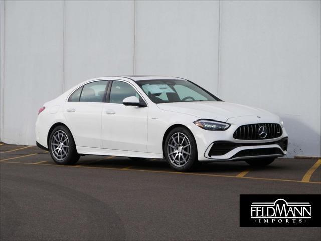 new 2025 Mercedes-Benz AMG C 43 car, priced at $67,335