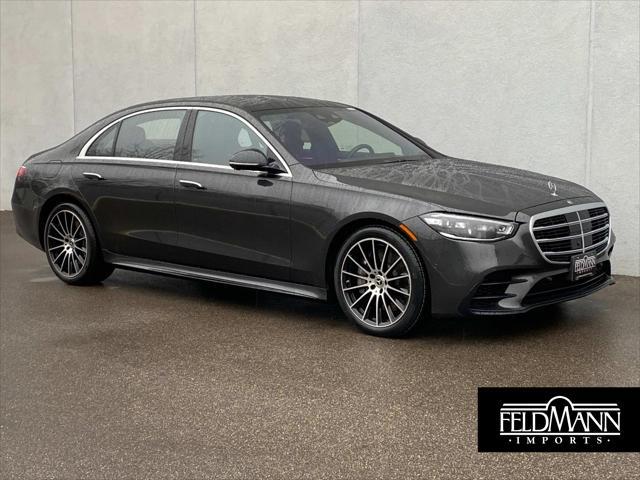 used 2022 Mercedes-Benz S-Class car, priced at $79,995