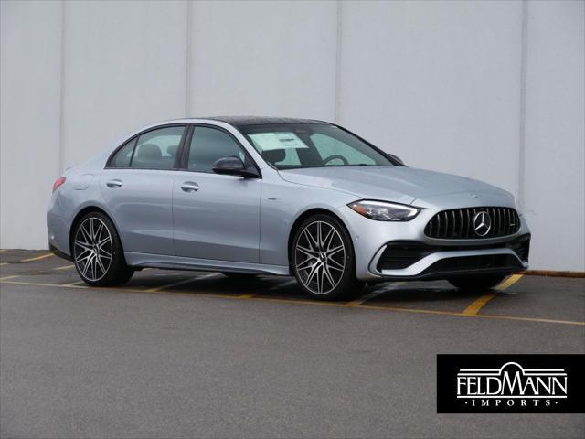 new 2025 Mercedes-Benz AMG C 43 car, priced at $71,315