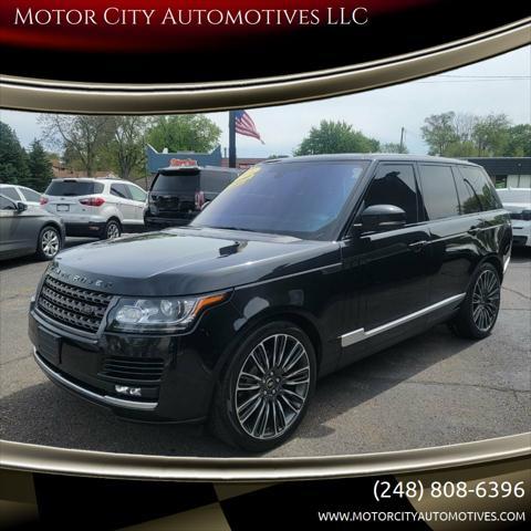 used 2016 Land Rover Range Rover car, priced at $23,995
