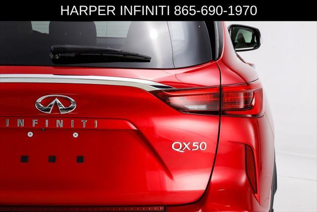 used 2021 INFINITI QX50 car, priced at $29,989