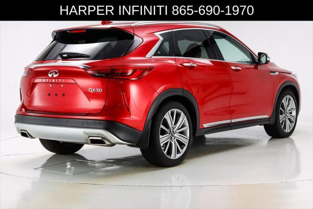 used 2021 INFINITI QX50 car, priced at $29,989