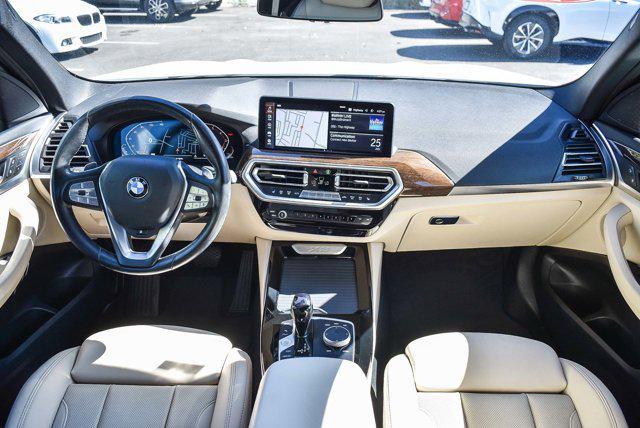 used 2022 BMW X3 car, priced at $33,995
