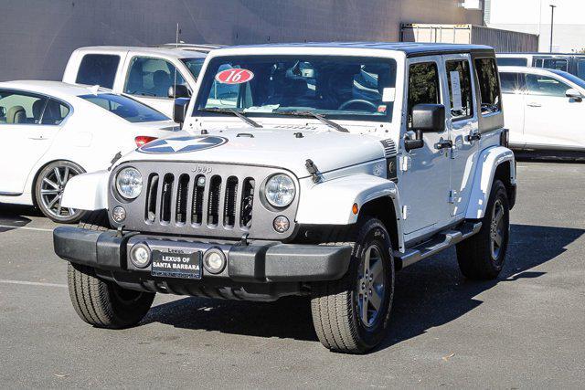 used 2016 Jeep Wrangler Unlimited car, priced at $19,995