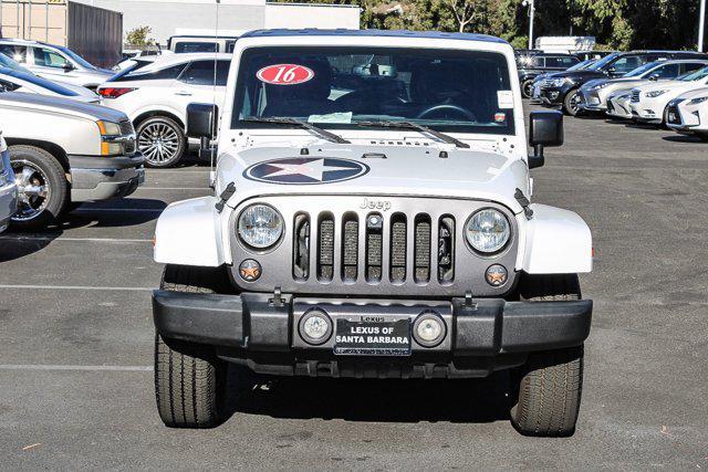 used 2016 Jeep Wrangler Unlimited car, priced at $19,995