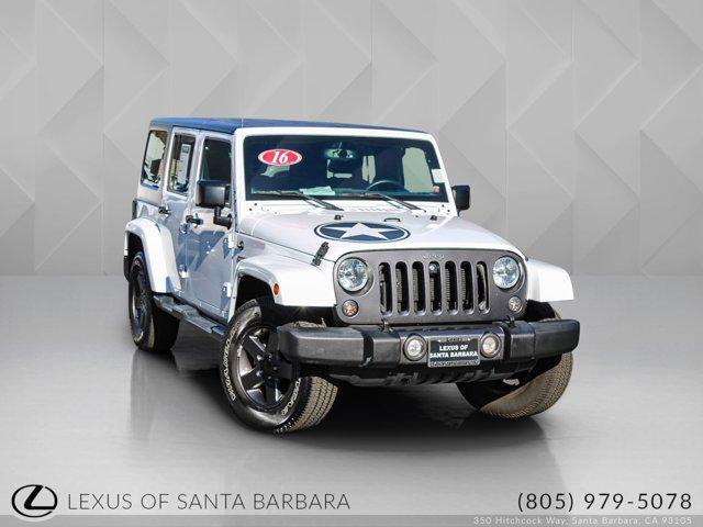 used 2016 Jeep Wrangler Unlimited car, priced at $20,697