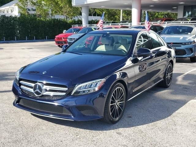 used 2021 Mercedes-Benz C-Class car, priced at $26,995