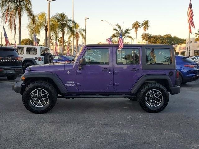 used 2017 Jeep Wrangler Unlimited car, priced at $18,995