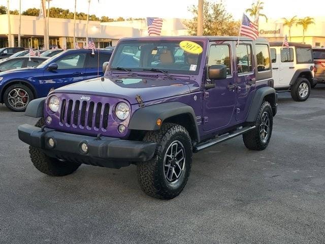 used 2017 Jeep Wrangler Unlimited car, priced at $18,995