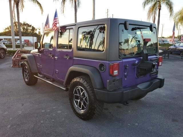 used 2017 Jeep Wrangler Unlimited car, priced at $16,555