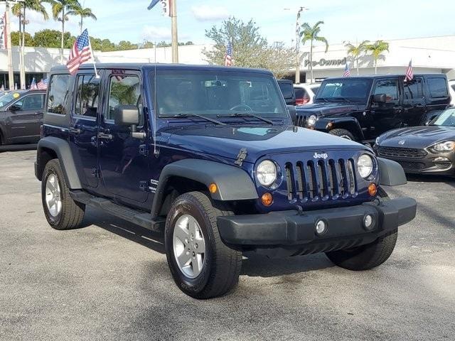 used 2013 Jeep Wrangler Unlimited car, priced at $18,995